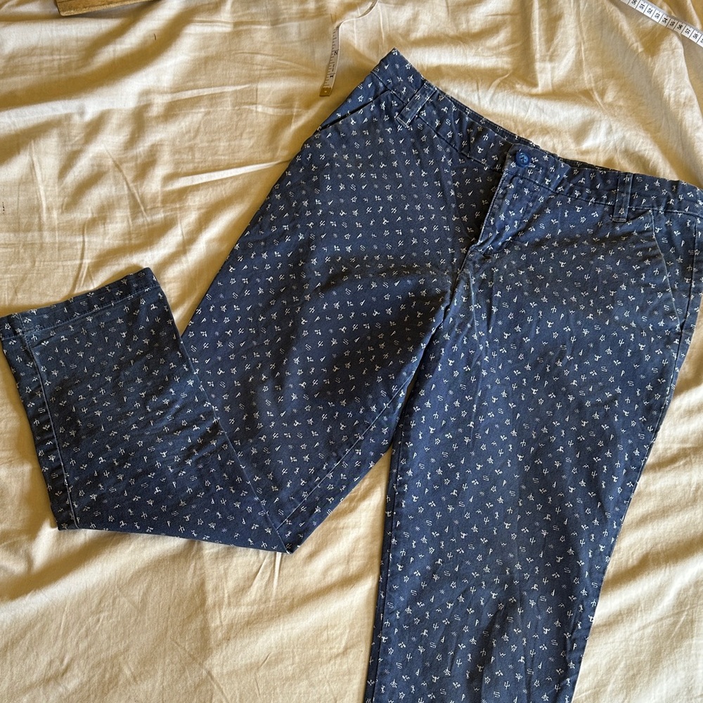 Vintage Patagonia Navy Tribal Pattern Pants